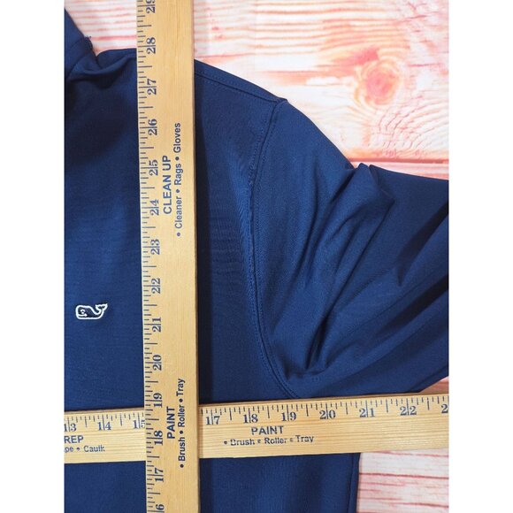 Vineyard Vines Mens‎ Performance 1/4 Zip Pullover Small Blue - Picture 7 of 7